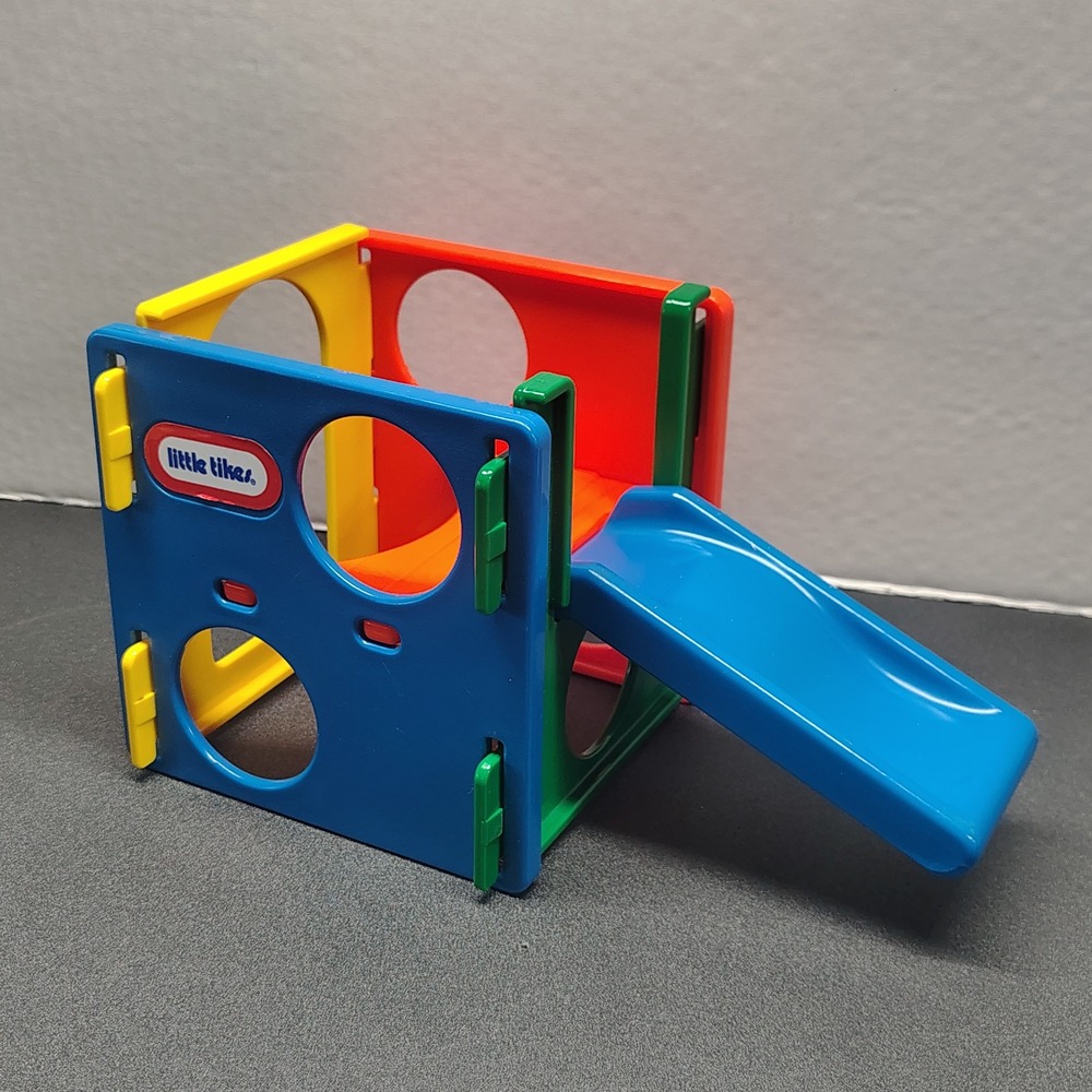 little tikes cube climb slide playground set